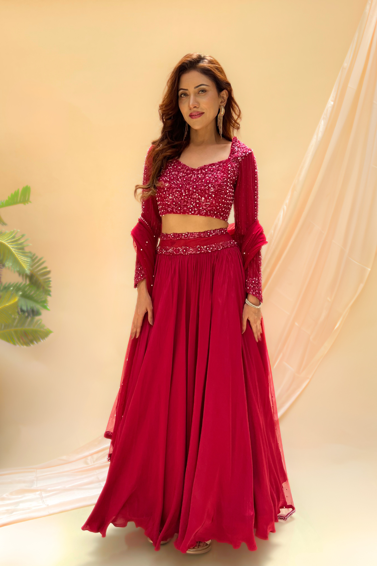 Pink lehenga