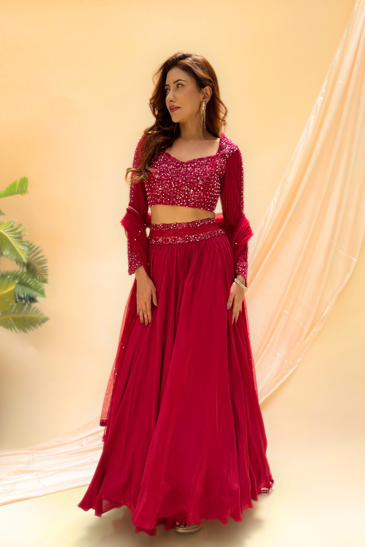 Pink lehenga