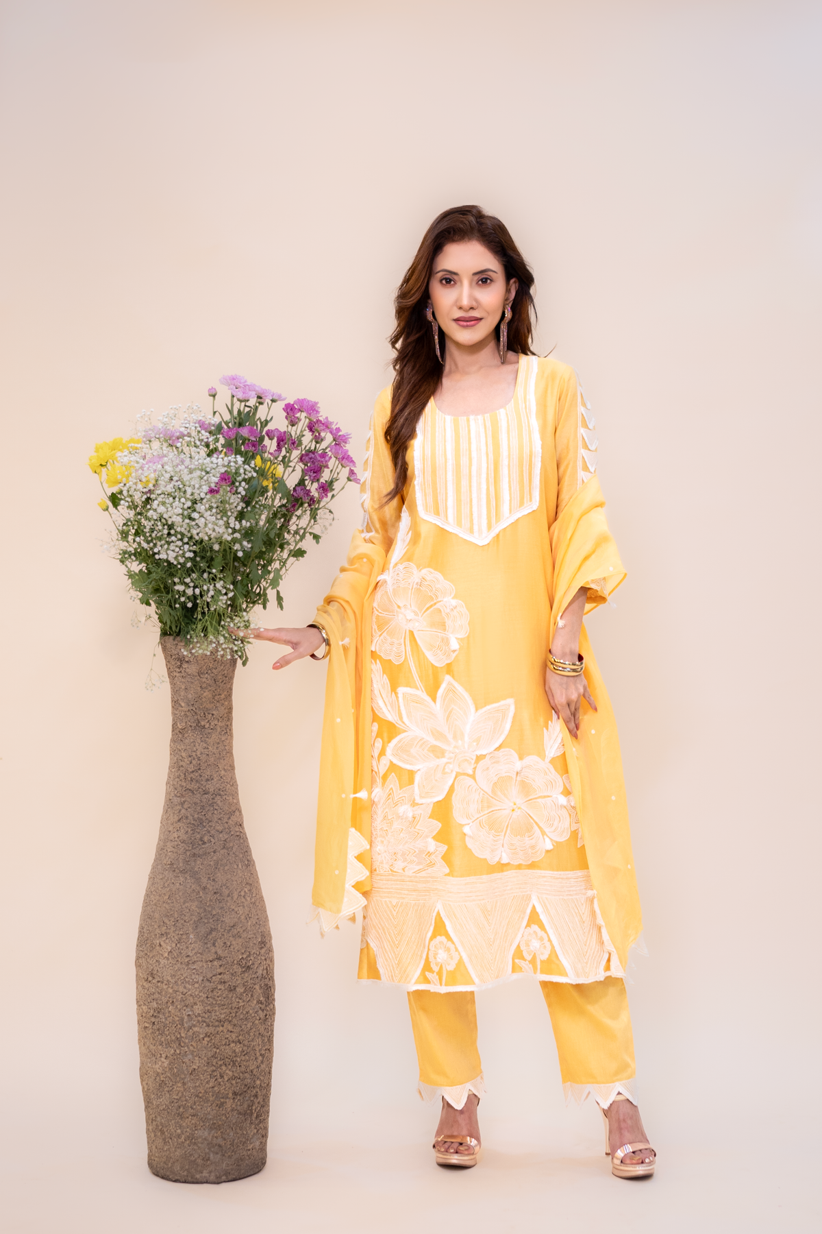 Yellow Kurta Set
