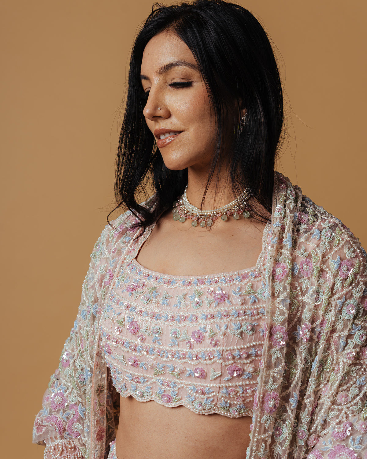 The Roselle Lehenga